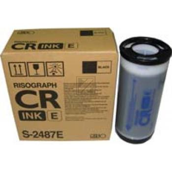 Original Riso S-2487 Tinte Schwarz 2er Set