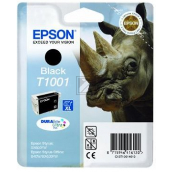 Original Epson C13T10014010 / T1001 Tinte Schwarz