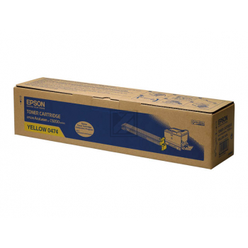 Original Epson C13S050474 / S050474 Toner Gelb