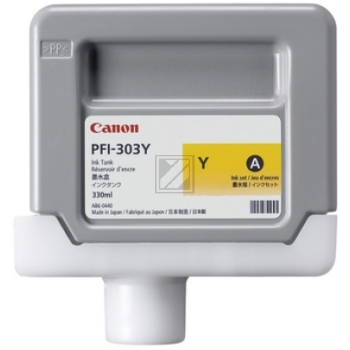 Canon Tintenpatrone gelb (2961B001, PFI-303Y)