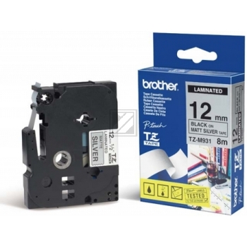 Original Brother TZE-M931 P-Touch Black silver
