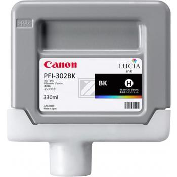Original Canon 2216B001 / PFI-302BK Tinte Schwarz
