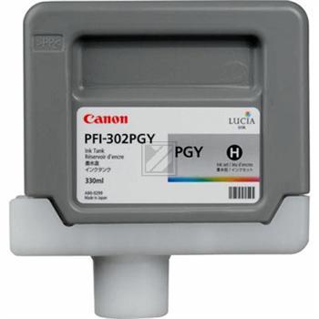 Original Canon 2218 B 001 / PFI-302 PGY Tinte light Gray