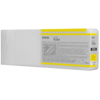 Original Epson C13T636400 / T6364 Tinte Gelb