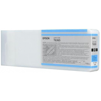 Original Epson C13T636500 / T6365 Tinte Cyan (Hell)