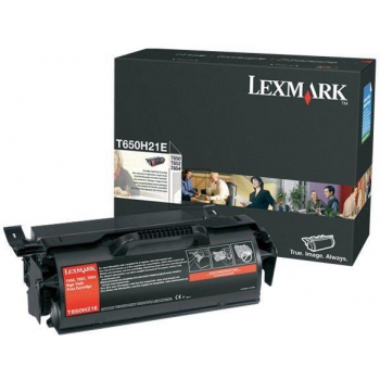 Original Lexmark T650H21E Toner Schwarz