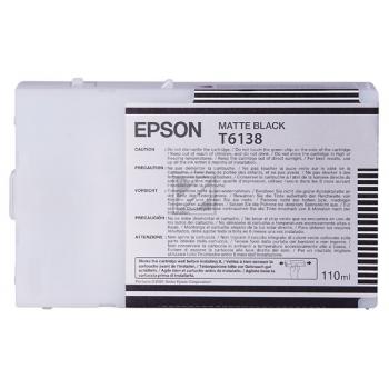 Original Epson C13T613800 / T6138 Tinte schwarz matt