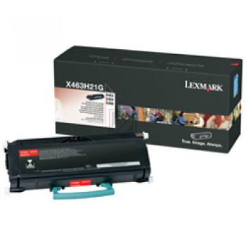 Original Lexmark X463H21G Toner Schwarz