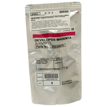 Original Ricoh D0239670 Entwicklereinheit Magenta
