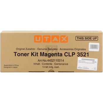 Original Utax 4452110014 / CLP3521 Toner Magenta