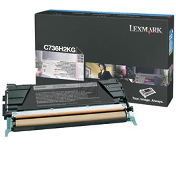 Original Lexmark C736H2KG Toner Schwarz