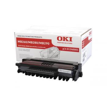 Original OKI 01240001 / MB260 Toner Schwarz XXL