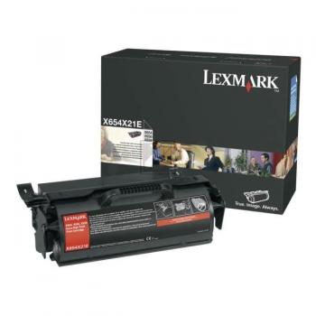 Original Lexmark X654X21E Toner Schwarz XXL