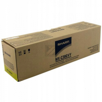 Original Sharp MX-C38GVY Entwicklereinheit Gelb