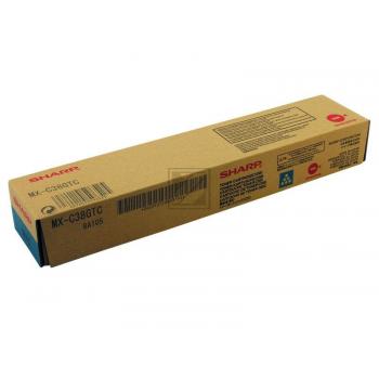 Original Sharp MX-C38GTC Toner Cyan