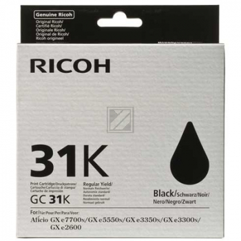 Original Ricoh 405688 / GC-31K Gelkartusche Schwarz