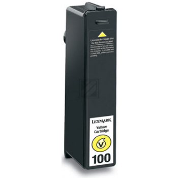 Original Lexmark 014N1071E / NO100XL Tinte Gelb XL