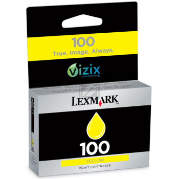 Original Lexmark 014N1071E / NO100XL Tinte Gelb XL