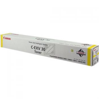 Original Canon 2803B002 / C-EXV30Y Toner Gelb