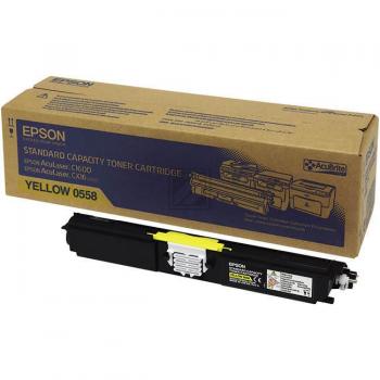 Original Epson C13S050558 / S050558 Toner Gelb
