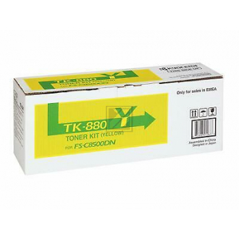 Original Kyocera 1T02KAANL0 / TK-880Y Toner Gelb