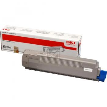 Original OKI 44643004 / C801 Toner Schwarz