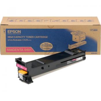 Original Epson C13S050491 / S050491 Toner Magenta