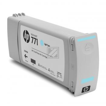 Original HP B6Y12A / 771C Tinte Cyan (Hell)