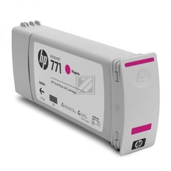 Original HP B6Y33A / 771C Tinte Magenta 3er Set