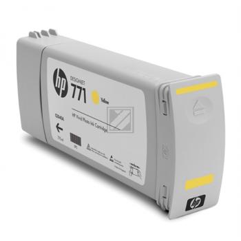 Original HP B6Y34A / 771C Tinte Gelb 3er Set