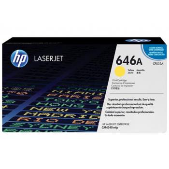 Original HP CF032A / 646A Toner Gelb
