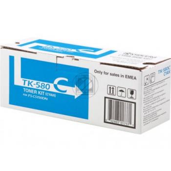 Original Kyocera 1T02KTCNL0 / TK-580C Toner Cyan