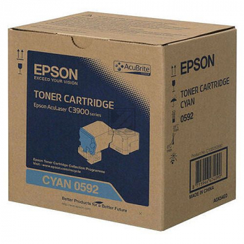 Original Epson C13S050592 / S050592 Toner Cyan