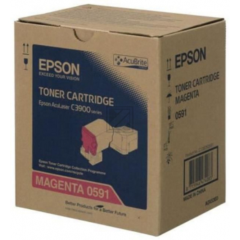 Original Epson C13S050591 / S050591 Toner Magenta