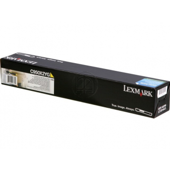 Original Lexmark C950X2YG Toner Gelb