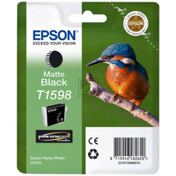 Original Epson C13T15984010 / T1598 Tinte schwarz matt