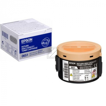 Original Epson C13S050651 / S050651 Toner Schwarz XXL
