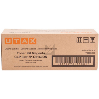 Original Utax 4472110014 / CLP3721 Toner Magenta