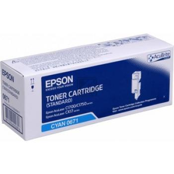 Original Epson C13S050671 / S050671 Toner Cyan