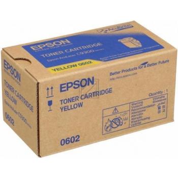 Original Epson C13S050602 / S050602 Toner Gelb
