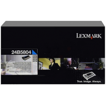 Original Lexmark 24B5804 Toner Cyan