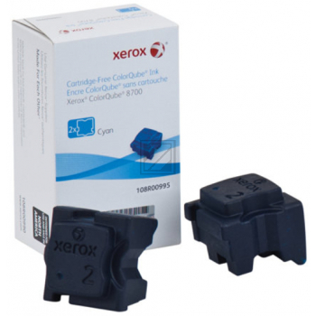 Original Xerox 108R00995 Festtinte Cyan 2er Set