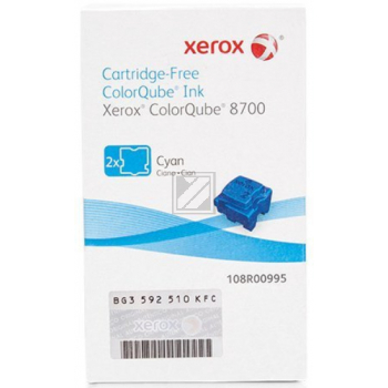 Original Xerox 108R00995 Festtinte Cyan 2er Set