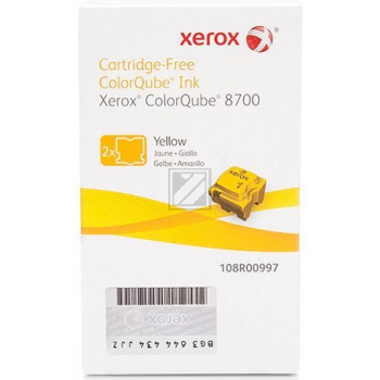 Original Xerox 108R00997 Festtinte Gelb 2er Set
