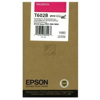 Original Epson C13T602B00 / T602B Tinte Magenta