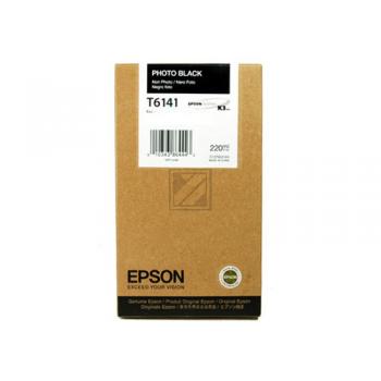 Original Epson C13T614100 / T6141 Tinte schwarz matt