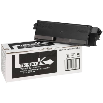 Original Kyocera 1T02KV0NL0 / TK-590K Toner Schwarz