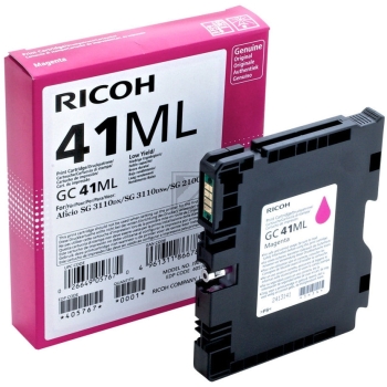 Original Ricoh 405767 / GC 41ML Gelkartusche Magenta