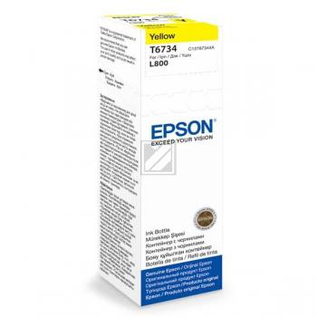 Epson Tintennachf�llfl�schchen gelb (C13T67344A10, T6734)