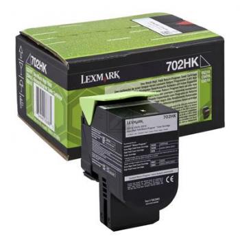 Original Lexmark 70C2HK0 / NO702HK Toner Schwarz XXL